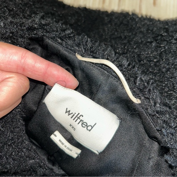 Aritzia Wilfred Laboratoire Fur Teddy Sherpa Coat - Picture 3 of 8